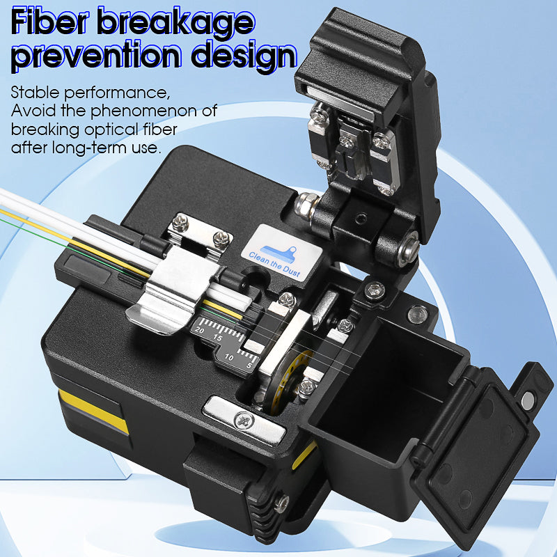 COMPTYCO AUA-X2 Fiber Cutting Machine Black Automatic Return Fiber Cutting Machine Hot Melt Optical Fiber Cleaver