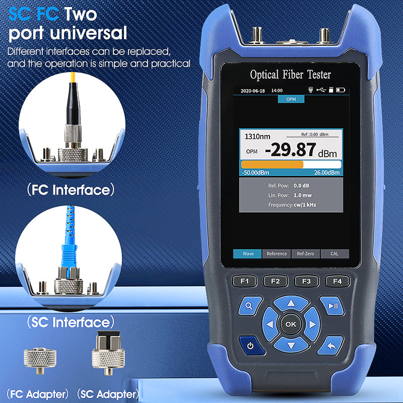 COMPTYCO AUA900D UPCinterface/900A APCinterface Optical Time Domain Reflectometer 60KM 9 in 1 Multifunctional 1310 1550n