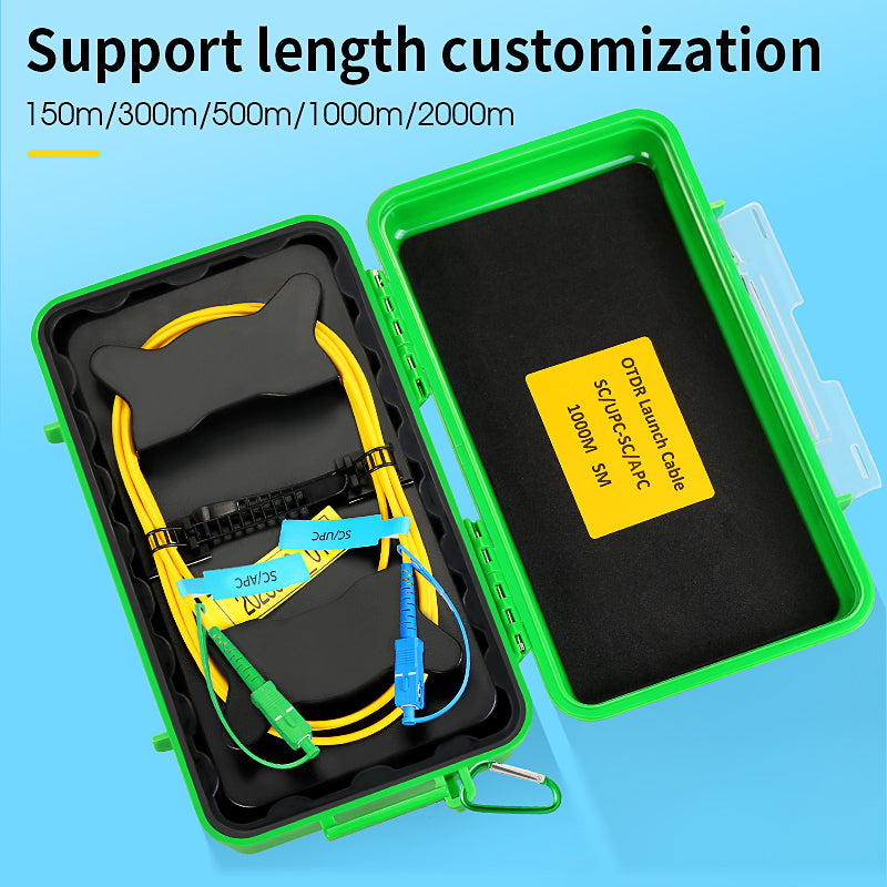 COMPTYCO OTDR Test Extension Line SM MM Customized Length/Type/Connector OS2 G652D G657A1/A2 Fiber Optic OTDR Launch Cab