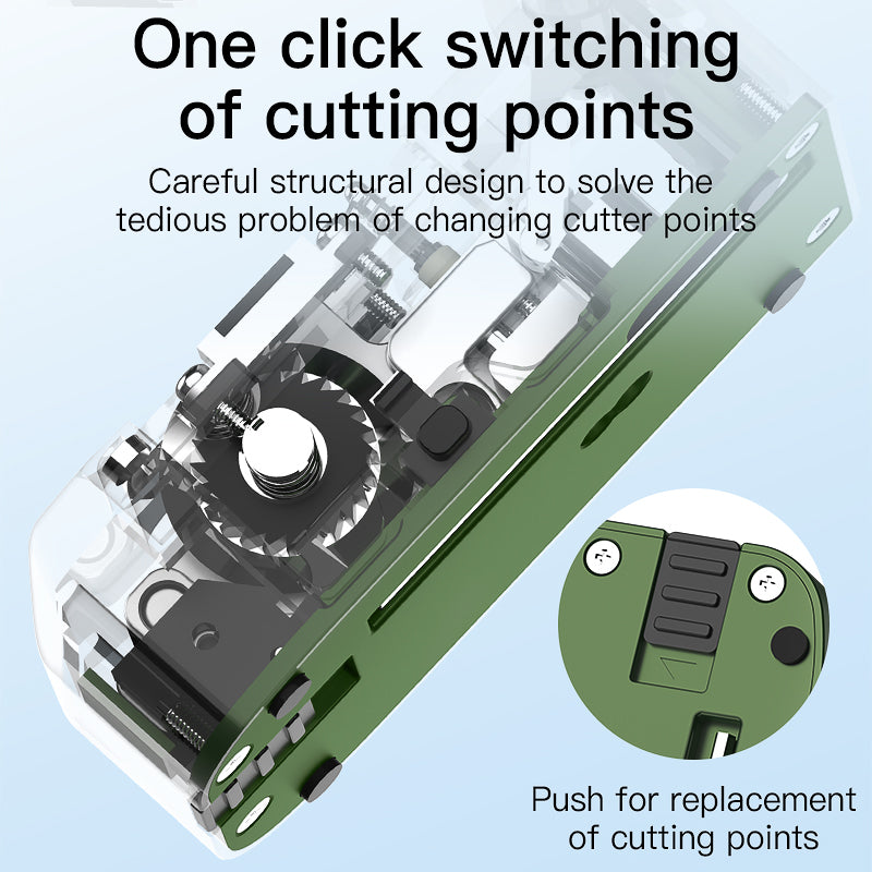 COMPTYCO VD-1 High Precision One-step Optical Fiber Cutter for Fusion Splicing Fiber Optic Cleaver Hot Melt Tool Fiber C