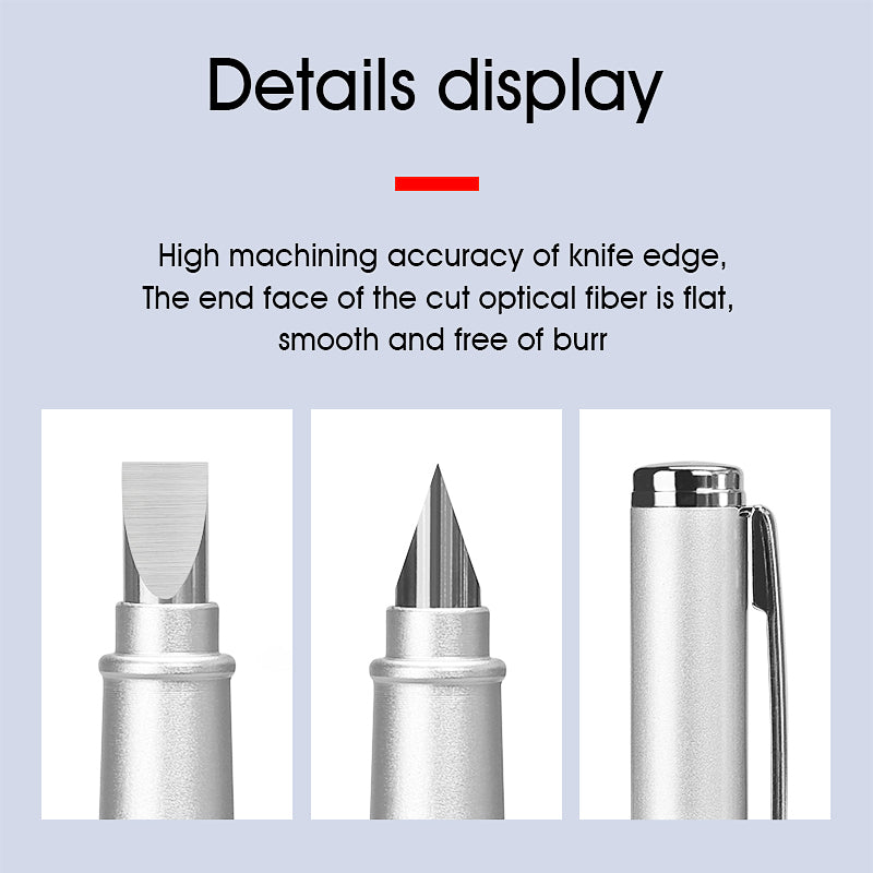COMPTYCO Higher quality Fiber Optic Cutter supports replacement of blades Tungsten steel blade Pen Type Fiber Cleaver