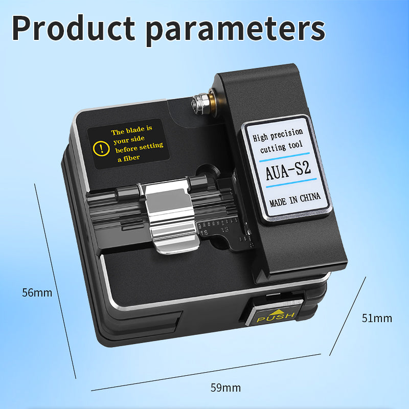 COMPTYCO Factory Price FTTH High Precision Fiber Optic Cutter for Fusion Splicing AUA-S2 SKL-S2 Hot Melt Optical Fiber C