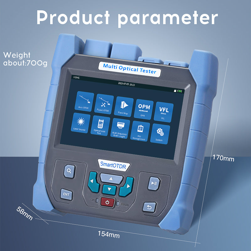 COMPTYCO AUA700/715/716/783U/A Single Mode Multimode 9-in-1 Function 100km Optical Time Domain Reflectometer With OPM VF