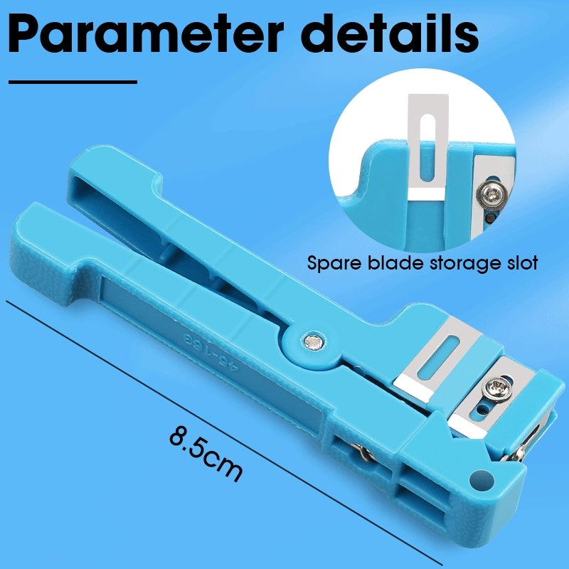 COMPTYCO 45-163 Coaxial Cable Stripper 3.2-5.6mm Optical Cable Slitter Wire Stripper Fiber Optic Splitter Stripper