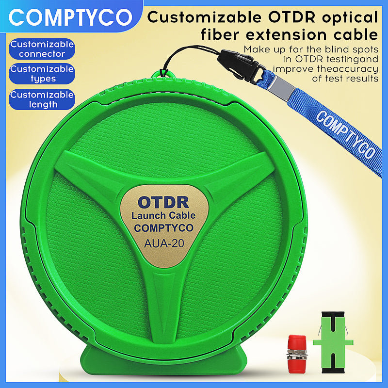 COMPTYCO AUA-20 SC/FC/ST/LC-UPC/APC OTDR Test Extension Line Customized Length/Type/Connector Fiber Optic OTDR Launch Ca