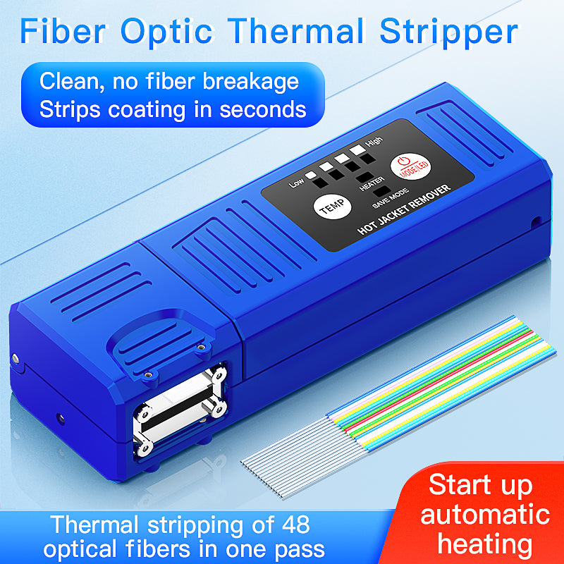 COMPTYCO S8 FTTH Use Hot Jacket Remover Auto Heating Stripping Tool 3500mAh Rechargeable Fiber Optic Thermal Stripper