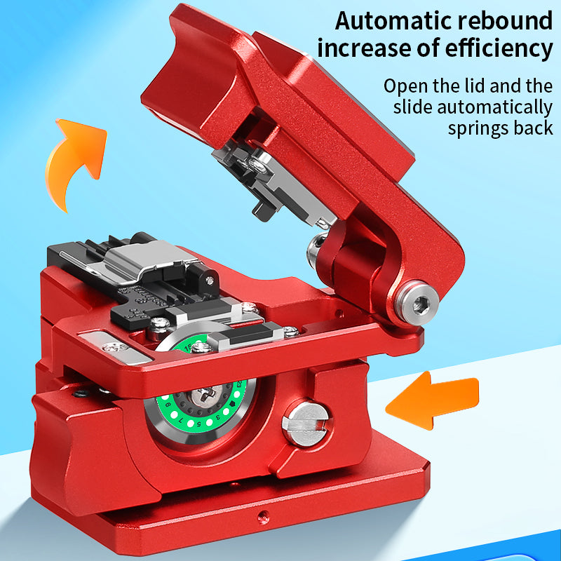 COMPTYCO Factory Price K1 Fiber Optic Cutter for Fusion Splicing Automatic Return Cutting Knife Hot Melt Optical Fiber C