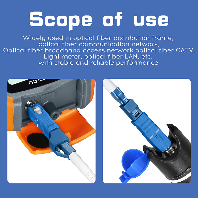 High Quality SM SC-LC Fiber Adapter Hybrid Optical Fiber Converters SC/UPC (Male) to LC/UPC ( Female) Fiber Optic Adapte