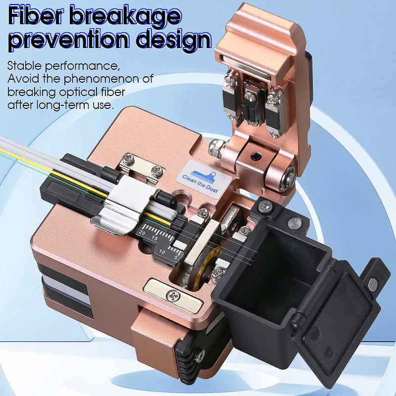 COMPTYCO Good Price AUA-X2 Fiber Optical Cutting Machine Rose Gold Automatic Return Fiber Cutting Machine Hot Melt Fiber