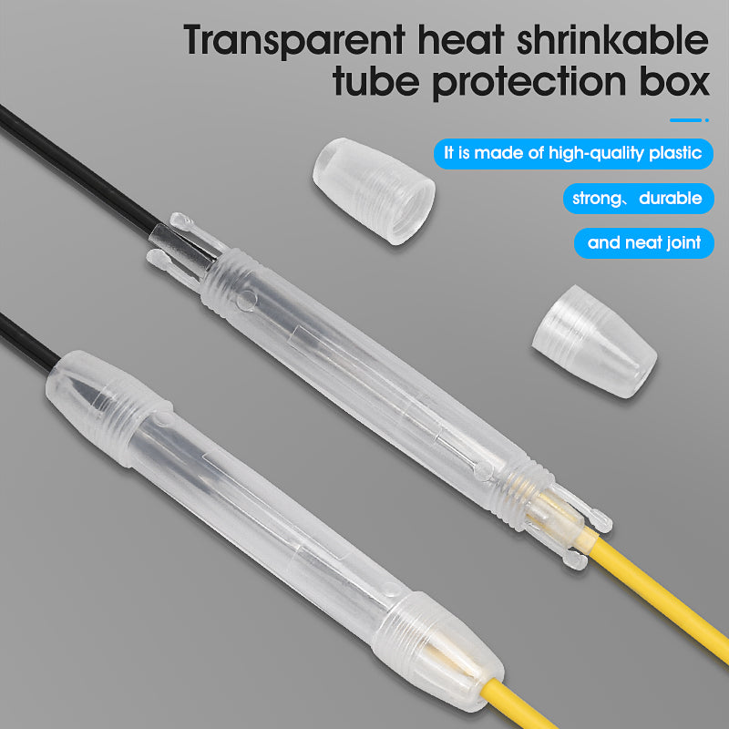 FTTH Outdoor Drop Optical Fiber Cable Water Resistant Optical Fiber Jointer Box Fiber Optic protection Box