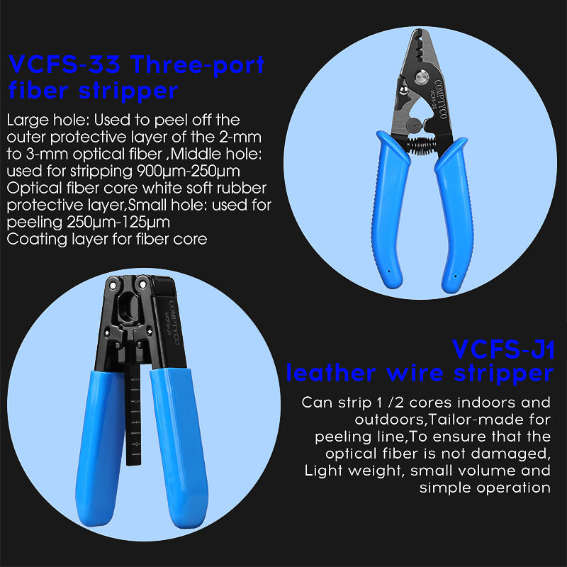 Fiber Tool Kit AUA-X5 Fiber Cleaver AUA-M7 Optical Power Meter AUA-30mw Visual Fault Locator OPM VFL Optical Fiber Tool 