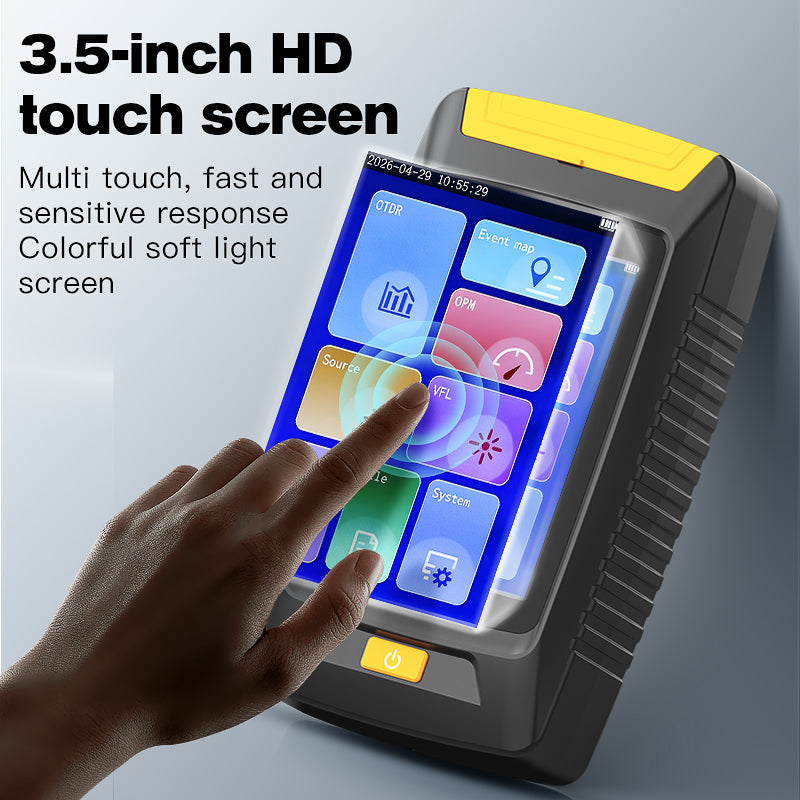 COMPTYCO KP100 80km Mini Optical Time Domain Reflectometer Active Fiber Live Test Multifunctional Fiber Optic Tester OTD