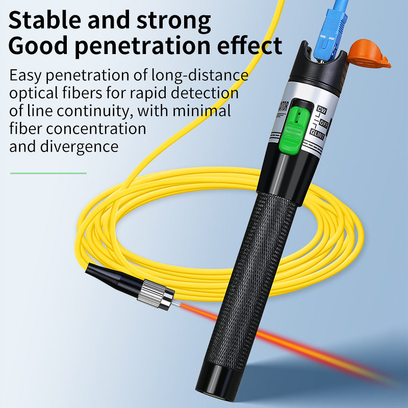 COMPTYCO Good Price FTTH Rechargeable Optic Fiber Red Light Pen VFL 15/30/50mw Fiber Optic Cable Tester Visual Fault Loc
