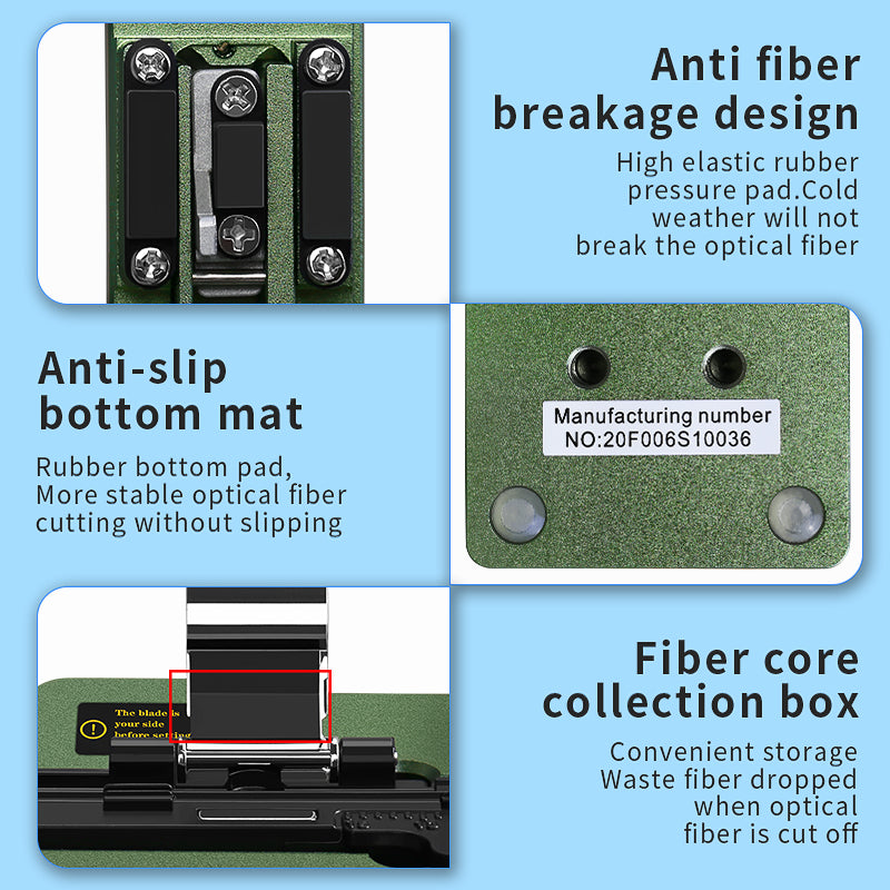 COMPTYCO FTTH High Precision Fiber Optic Cutter for Fusion Splicing Fiber Tool AUA-S2 SKL-S2 Hot Melt Optical Fiber Clea