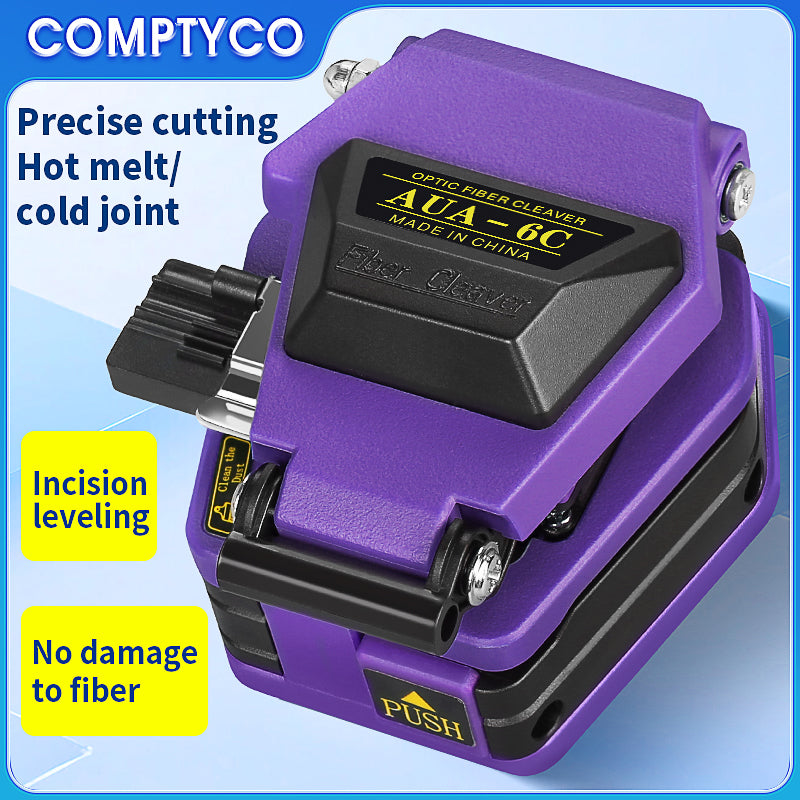 COMPTYCO High Precision FTTH Fiber Optic Cutter for Fusion Splicing AUA-6C SKL-6C HB-6C Hot Melt Tools Optical Fiber Cle