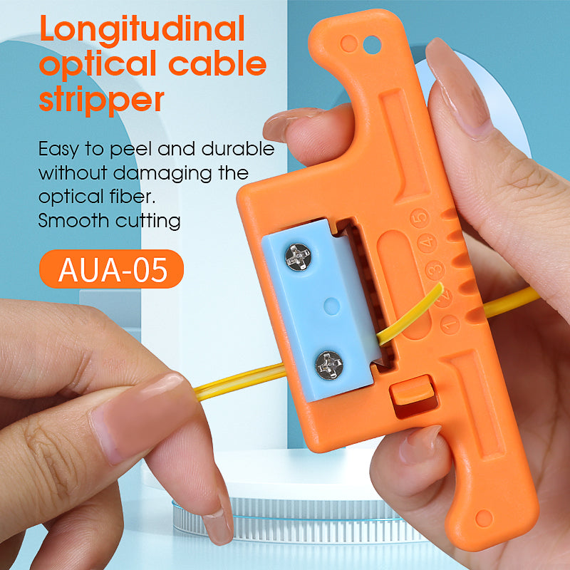 FTTH Mid-Span Access Tool 1.9-3.0mm HMSAT5 Longitudinal Cable Cutter Strip Center Cable Cutter Loose Casing Stripper Ora