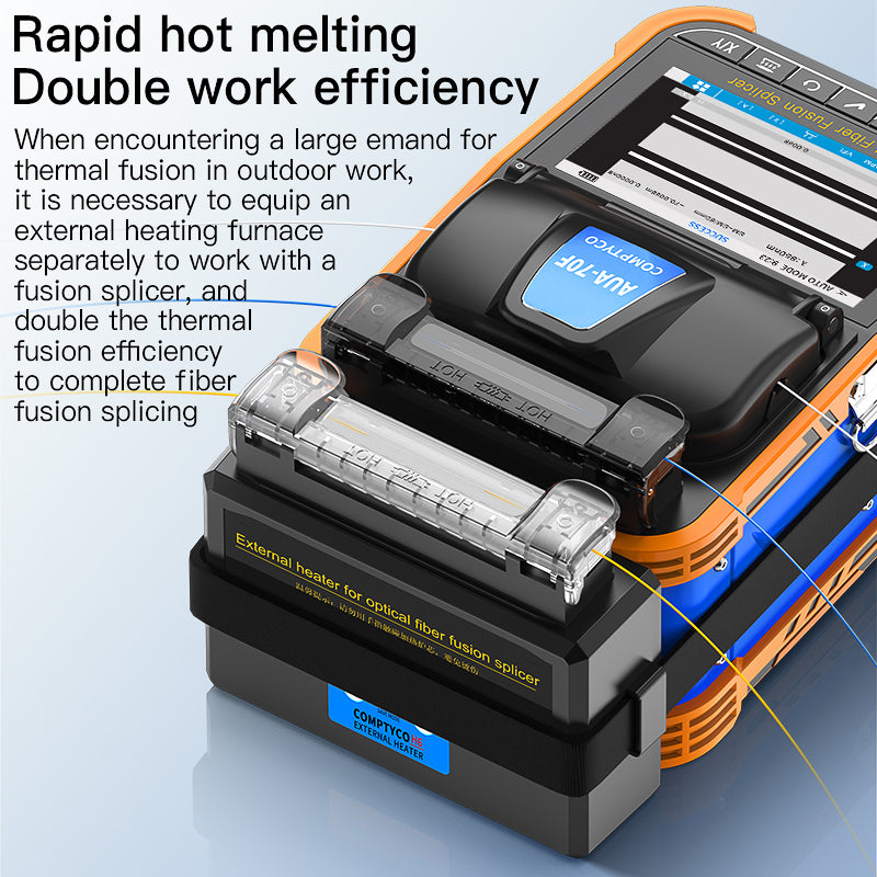 COMPTYCO H6/H8 Optical Fibre Fusion Splicer External Heating Furnace Single-core Heat Shrinkable Tube Heater External He