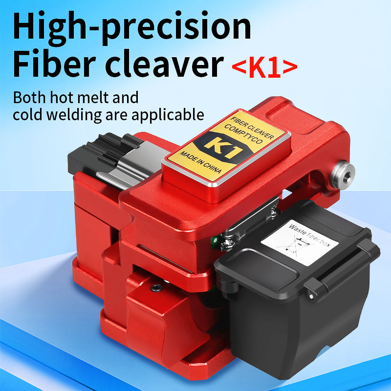COMPTYCO Factory Price K1 Fiber Optic Cutter for Fusion Splicing Automatic Return Cutting Knife Hot Melt Optical Fiber C