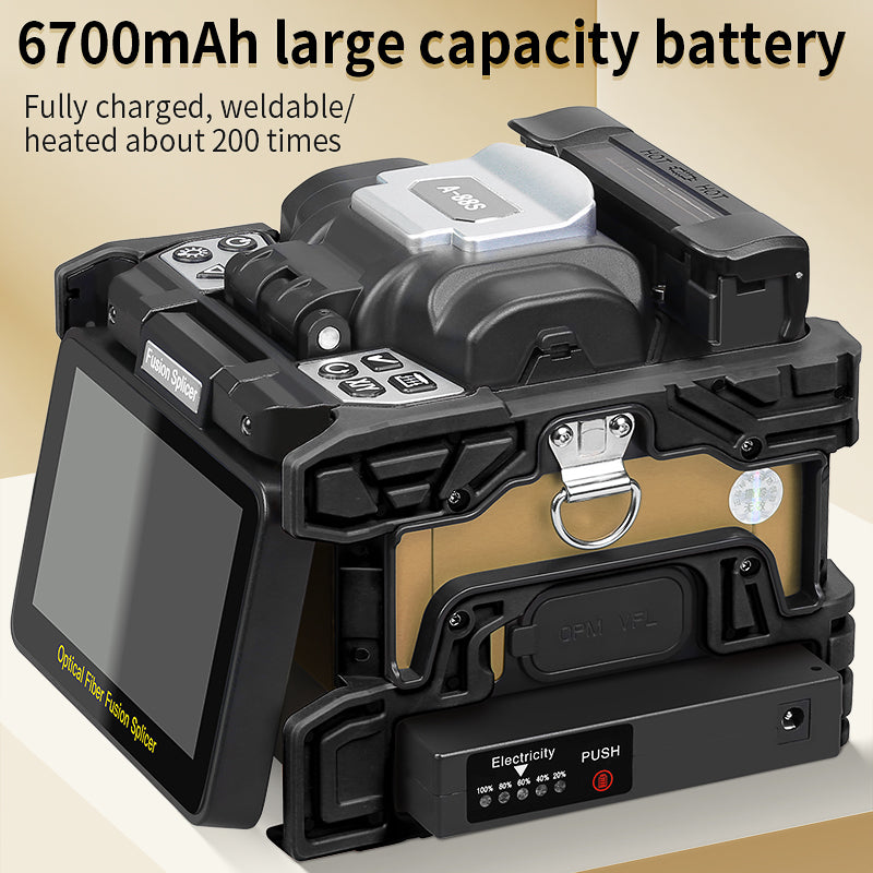 Customized Logo/Color/Boot Page High Performance Welding Machine with OPM VFL 6 Motors 10 Languages Fiber Optic Fusion S