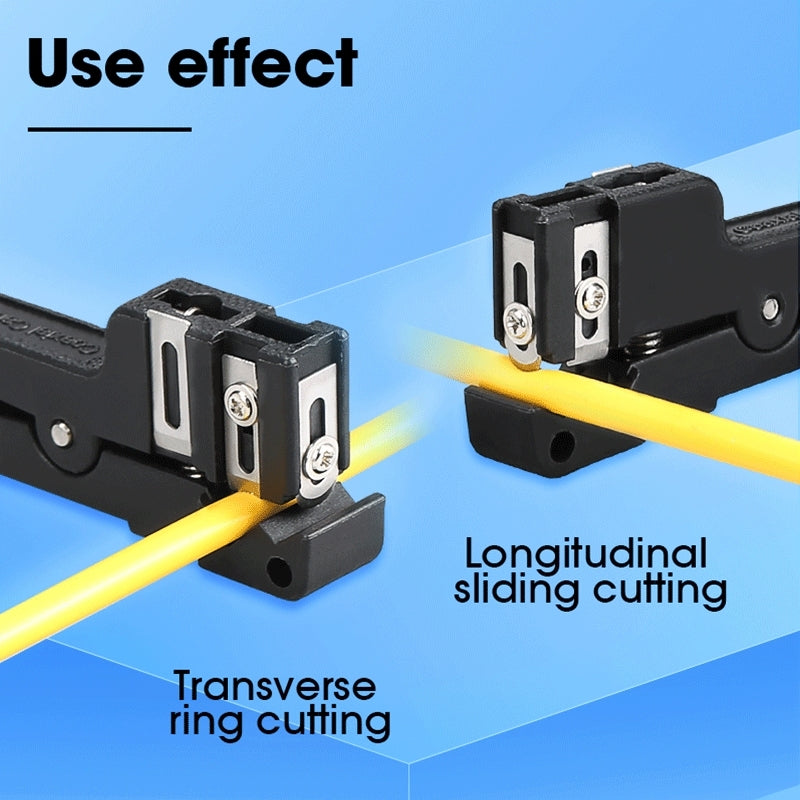 COMPTYCO 45-165 Coaxial Cable Stripper 4.8-7.9mm Optical Cable Slitter Wire Stripper Fiber Optic Splitter Stripper