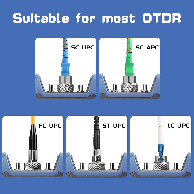 COMPTYCO OTDR Adapter Fiber Optic Time Domain Reflectometer Adapter SC/FC/ST//LC/UPC SC/APC Interface Adapter Converter