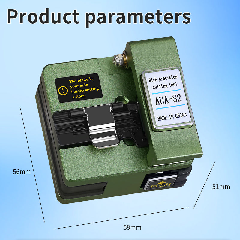 COMPTYCO FTTH High Precision Fiber Optic Cutter for Fusion Splicing Fiber Tool AUA-S2 SKL-S2 Hot Melt Optical Fiber Clea