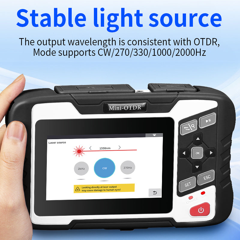 COMPTYCO FTTX AUA-100U/A Optical Time Domain Reflectometer With OPM VFL OLS Event Map 1310 1550nm Mini Fiber Optic Teste