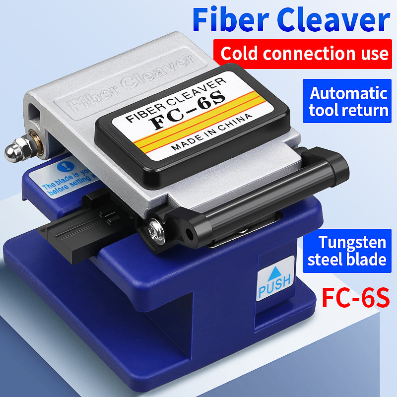 COMPTYCO FTTH High Precision FC-6S Automatic Return Fiber Optic Cutter Cold Joint Tools Fiber Optic Cutter Optical Fiber