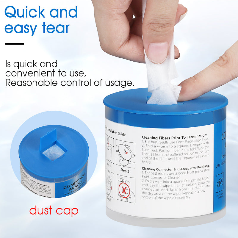 COMPTYCO AUA-Y3 Dust Free Paper Cleaning Paper SC/FC/ST/LC Good Quality Fiber Optical Cleaning Tools Fiber Cleaning Pape