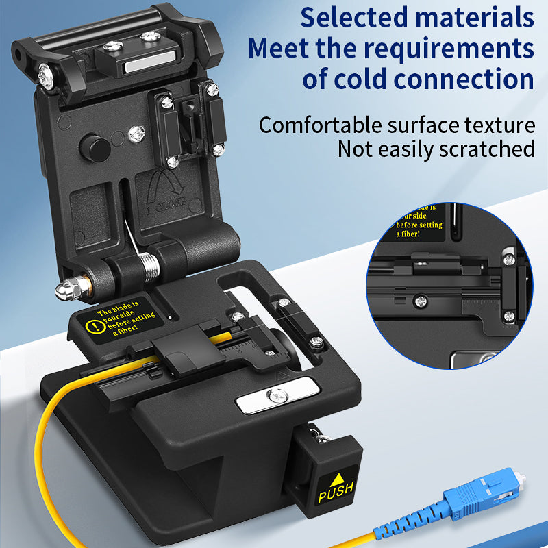 COMPTYCO FTTH High Precision FC-60S Automatic Return Fiber Optic Cutter Cold Joint Tool Fiber Optic Cutter Optical Fiber