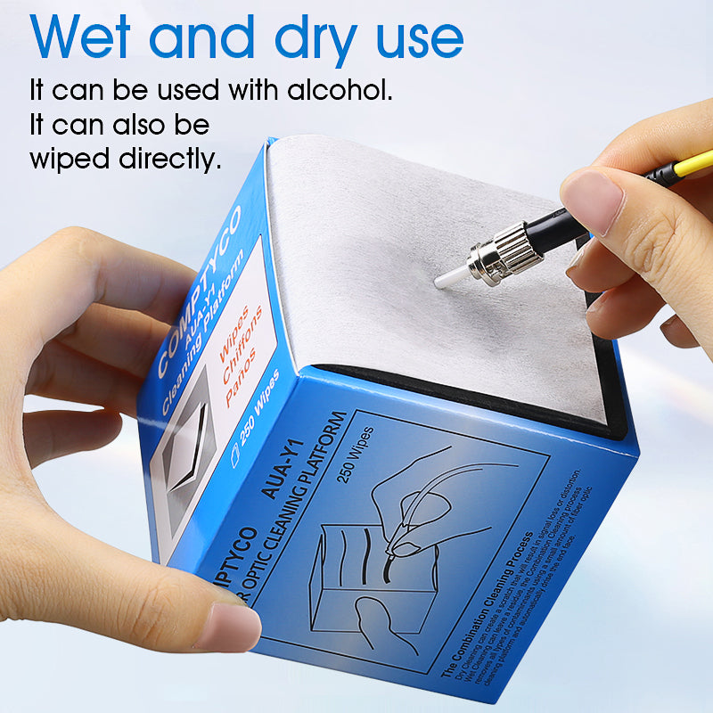 COMPTYCO AUA-Y1 Dust Free Paper Cleaning Paper SC/FC/ST/LC Good Quality Fiber Optical Cleaning Tools Fiber Cleaning Pape