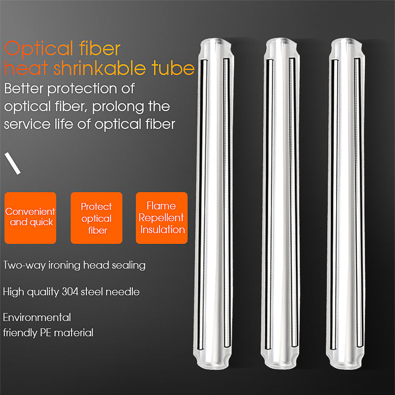 60mm Length Fiber Optic Heat Shrink Sleeve for Fusion Splicer Used in FTTH Drop Cable Shrinkable Tube Splicing Tube Slee