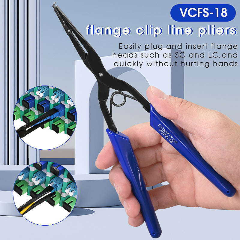 COMPTYCO Fiber Flange Clamp VCFS-18 Fiber Flange SC/LC Coupler Connector Insertion and Extraction Tool Fiber Flange Clam