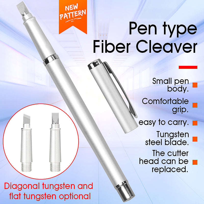 COMPTYCO Higher quality Fiber Optic Cutter supports replacement of blades Tungsten steel blade Pen Type Fiber Cleaver