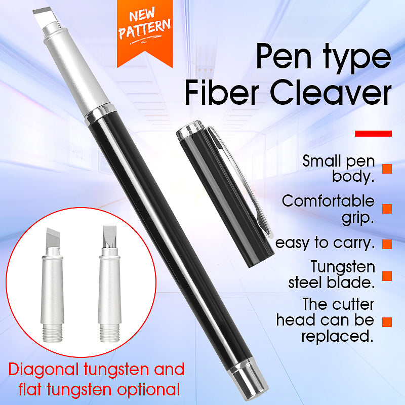 COMPTYCO Good Price Fiber Optic Cutter Supports Replacement of Blades Tungsten Steel Blade Pen Type Fiber Cleaver