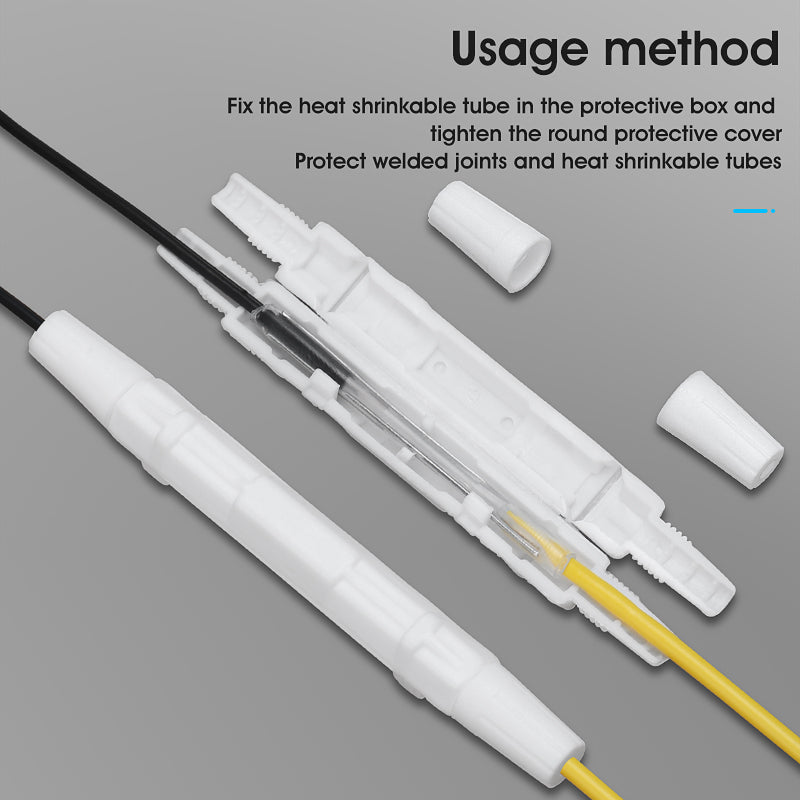 COMPTYCO Round Tube Heat Shrinkable Tube Protection Box Used for FTTH Optical Fiber Jointer Box Fiber Optic Protection B