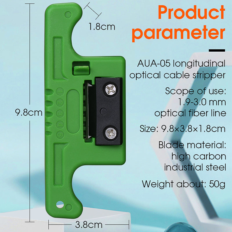 FTTH Mid-Span Access Tool 1.9-3.0mm HMSAT5 Longitudinal Cable Cutter Strip Center Cable Cutter Loose Casing Stripper Gre