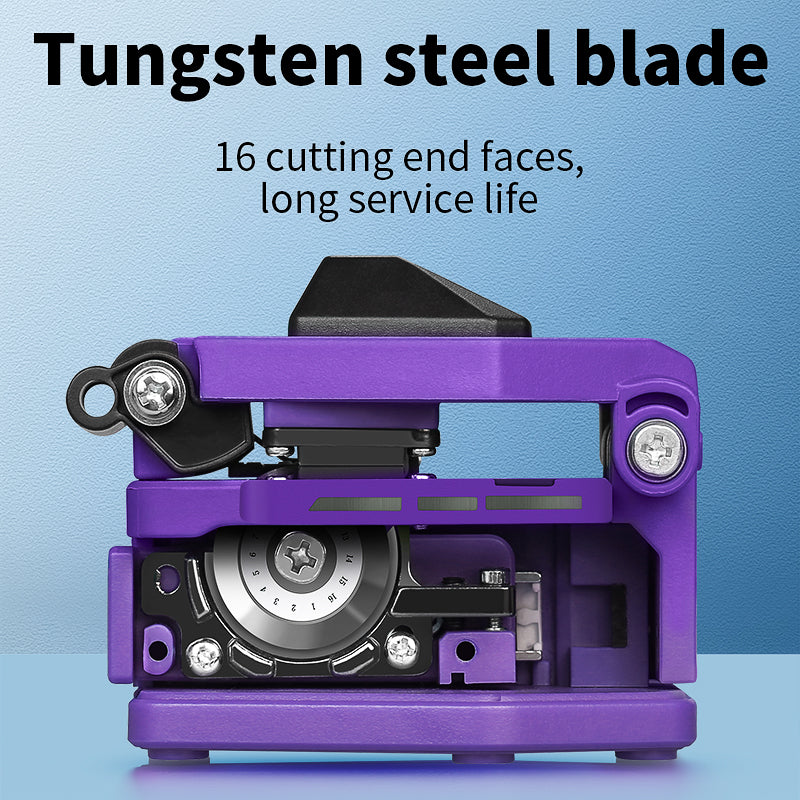 COMPTYCO High Precision FTTH Fiber Optic Cutter for Fusion Splicing AUA-60C Cold Joint Hot Melt Tools Optical Fiber Clea