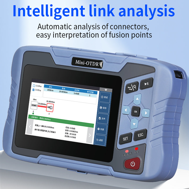 COMPTYCO AUA-D200U/A Multifunctional Optical Time Domain Reflectometer OPM VFL OLS Event Map 1310 1550nm Fiber Optic Tes