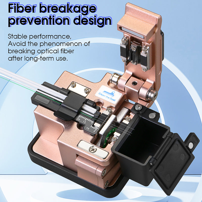 COMPTYCO High Precision AUA-X3 FTTH Automatic Return Fiber Optic Cutter for Fusion Splicing Hot Melt Fibra Optical Fiber