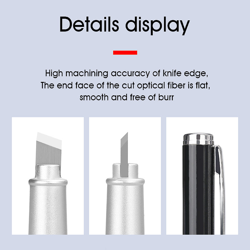 COMPTYCO Good Price Fiber Optic Cutter Supports Replacement of Blades Tungsten Steel Blade Pen Type Fiber Cleaver