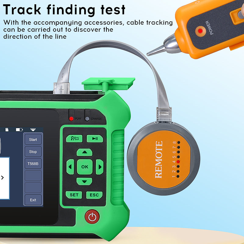 COMPTYCO AUA501U/A Live Testing Optical Time Domain Reflectometer 80km 1550nm 9 Functionality OPM VFL Fiber Optic Tester