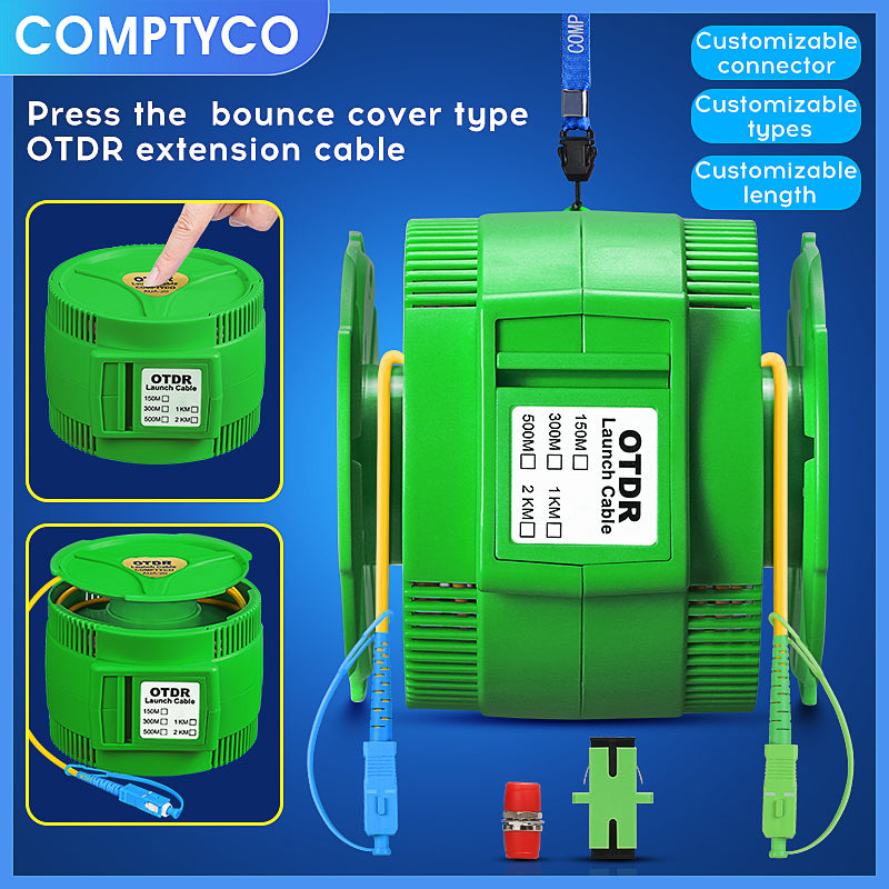 COMPTYCO AUA-20 SC/FC/ST/LC-UPC/APC OTDR Test Extension Line Customized Length/Type/Connector Fiber Optic OTDR Launch Ca