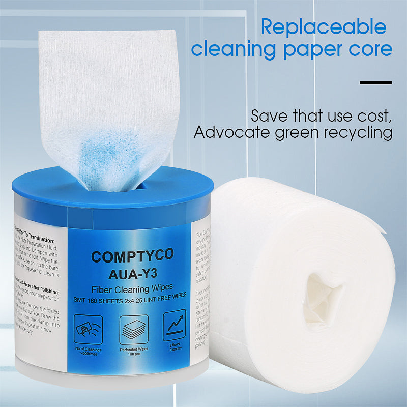 COMPTYCO AUA-Y3 Dust Free Paper Cleaning Paper SC/FC/ST/LC Good Quality Fiber Optical Cleaning Tools Fiber Cleaning Pape