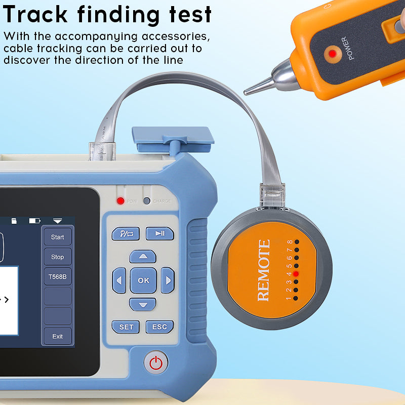 COMPTYCO AUA513U/A Live Testing Optical Time Domain Reflectometer 80km 1310nm 9 Functionality OPM VFL Fiber Optic Tester