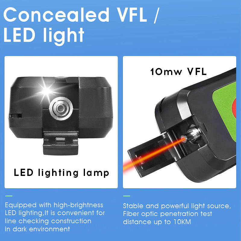 COMPTYCO AUA-40D Charging Type 4 In1 Fixed Device Configuration OFI+10mw VFL+LED 3 in 1 SM MM Fiber Cable Fiber Optic Id