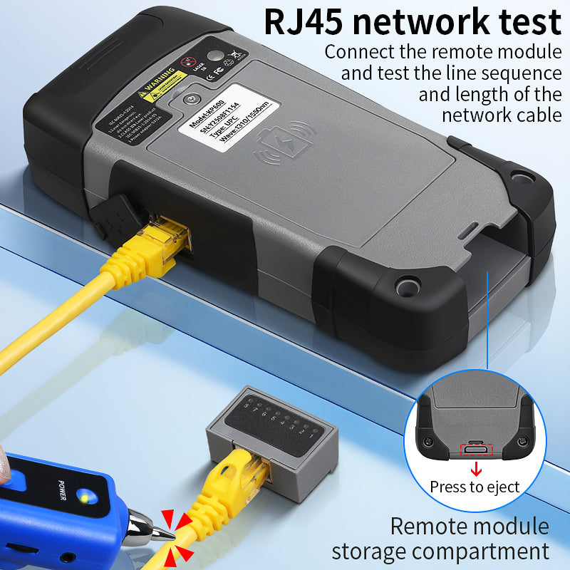 COMPTYCO SM 1310/1550/1610/1625/1650nm Optical Time Domain Reflectometer Optical Power Meter VFL OPM Optical Loss RJ45 T