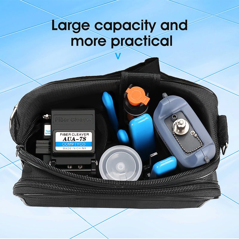 COMPTYCO Hot Sale FTTH Fiber Tool Kit with Cleaver and Optical Power Meter and Visual Fault Locator Mechanics Tool Sets