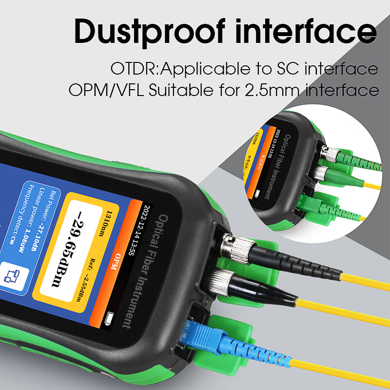 COMPTYCO AUA-16U/16A Optical Time Domain Reflectometer 80KM Multifunctional Online Testing 1550nm Optical Fiber Tester M