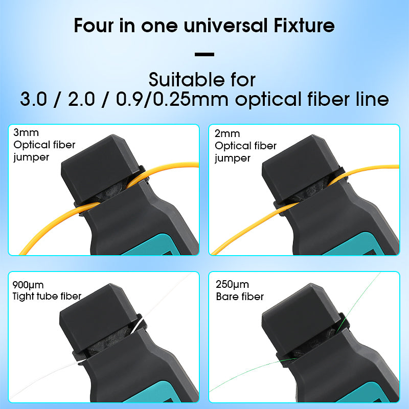 COMPTYCO Live Fiber Optical Identifier with 10mw VFL and LED 800nm-1700nm SM and MM Fiber Cable AUA-40 Fiber Optic Ident